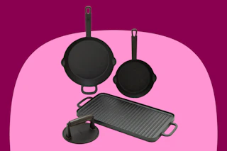 greenpan cast iron 4-piece set