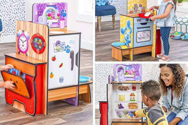 Score a Blue's Clues Play Kitchen for Only $18 at Walmart (Reg. $79) card image