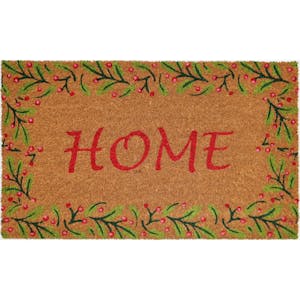 Holiday Time Coir Doormat