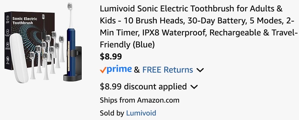 amazon-sonic-toothbrush-cart