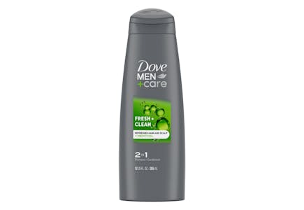 2 Dove Men+Care Shampoos