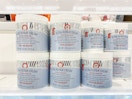 eight containers of first aid beauty ultra repair creams