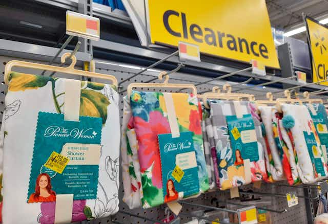 Hurry — The Pioneer Woman Shower Curtains, Only $3.74 at Walmart card image