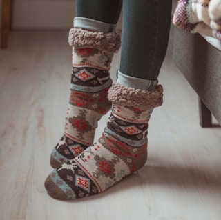 muk luks womens 1 pair cabin socks 1574890464