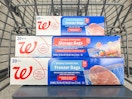 walgreens food storage bags in cart