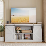 TV Stand with Sliding Barn Doors