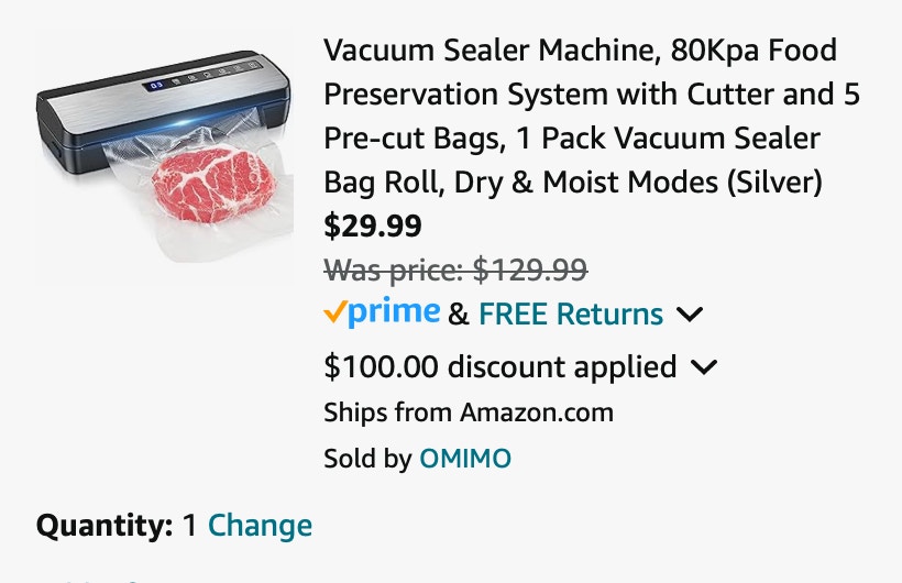 amazon vacuum sealer machine 2024