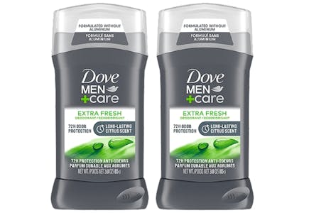2 Dove Men Deodorants