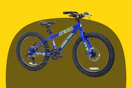 blue kids' mountain bike