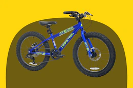blue kids' mountain bike