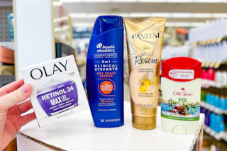 pantene, olay, old spice, head & shoulders products