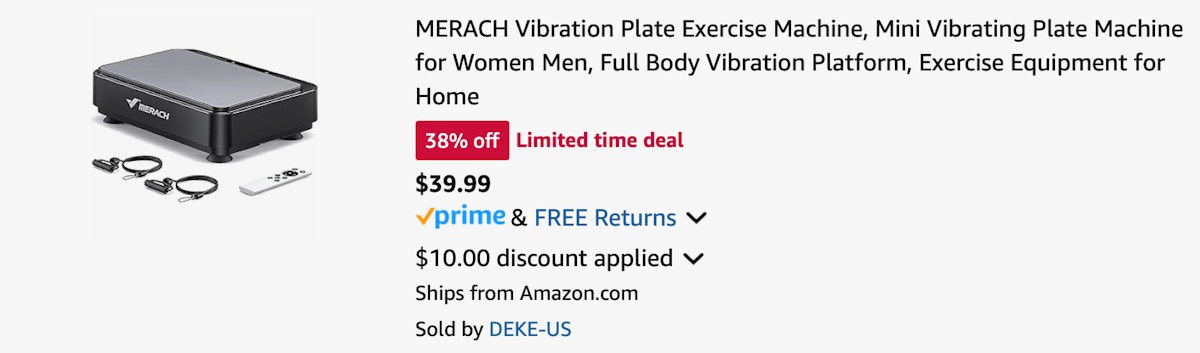 Amazon Vibration Plate Machine 2025 2