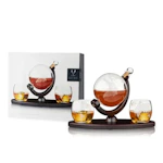 Globe Decanter and Tumbler Set