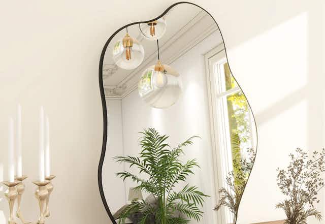 Decorative Wavy Mirrors, as Low as $39 on Walmart.com card image