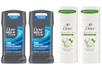 2 Dove + 2 Dove Men+Care Deodorants