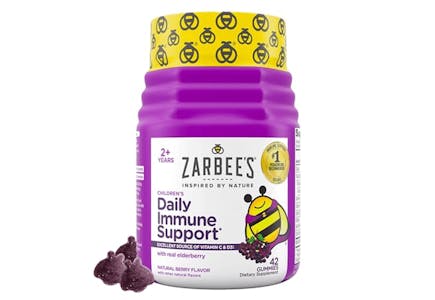2 Zarbee’s Kids' Immune Support Bottles