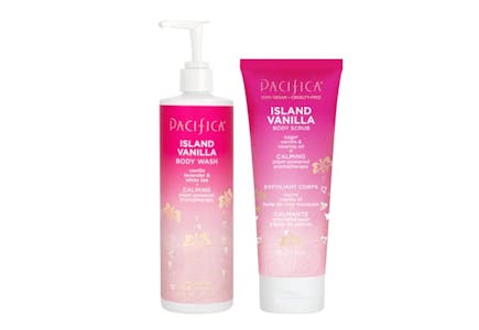 Pacifica Body Wash + Scrub