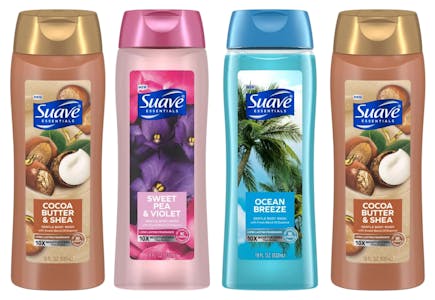 4 Suave Body Washes