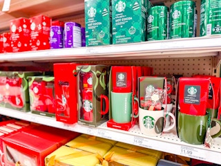 starbucks gift sets on target shelf