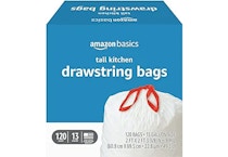 4 Amazon Basics Trash Bags