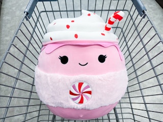 holiday squishmallows in walgreens cart