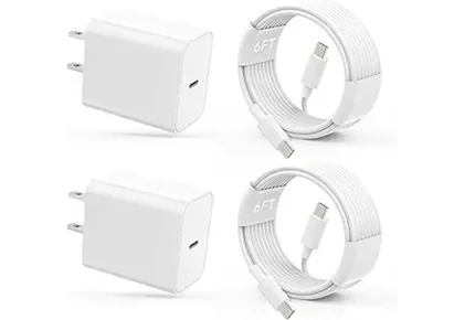 USB-C Charger, 2 ct