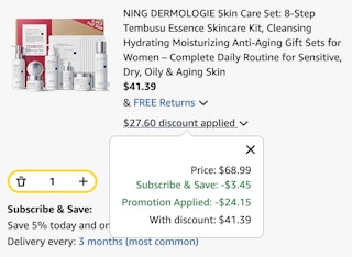 skincare set