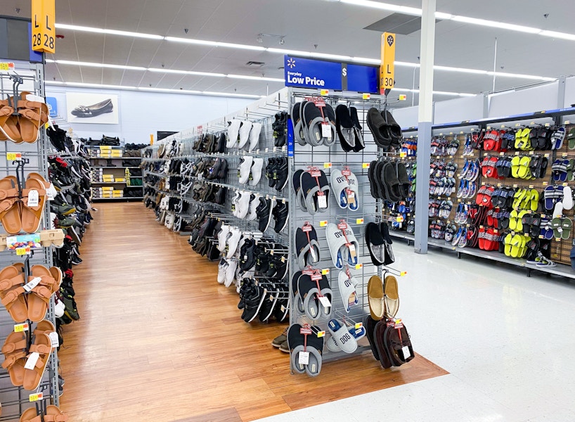 walmart slipper area