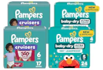 4 Pampers Diaper Packs