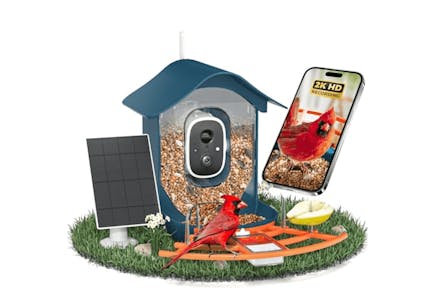 Smart Bird Feeder 2K HD Camera