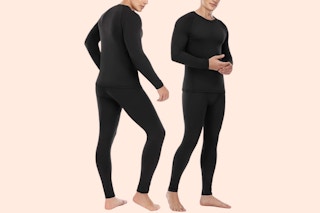 Fleece Lined Thermal Underwear for Men B0D8HZSGP3