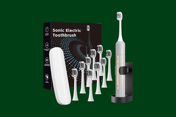 Sonic Electric Toothbrush Set, Only $8.99 on Amazon