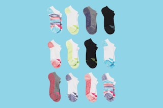 12 -pairs of hanes kids' no show socks at target