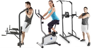 stock image of workout equipment