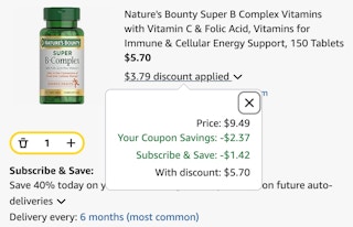 b vitamin cart