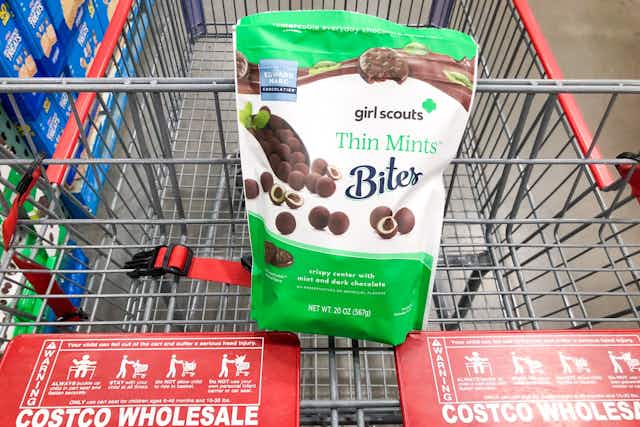 Girl Scouts Thin Mints Bites, Just $8.89 at Costco (Reg. $12.49) card image