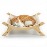Wooden Cat Hammock Bed