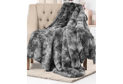 Faux Fur Throw Blanket