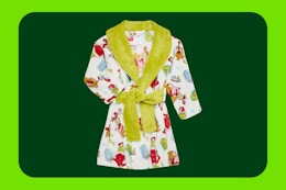 The Grinch Toddler Robe, Only $10 at Walmart card image