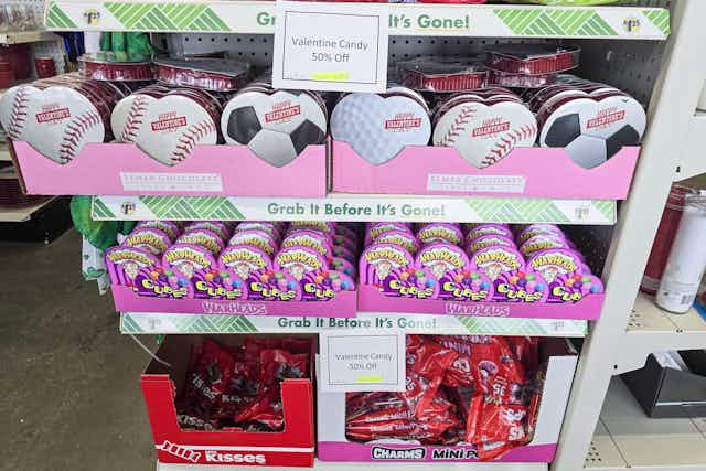 Valentine's Day Candy Is 50% Off at Dollar Tree — Pay Just $0.63 card image