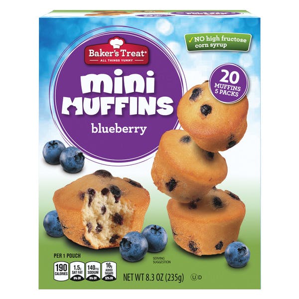 Blueberry Mini Muffins 5-Pack