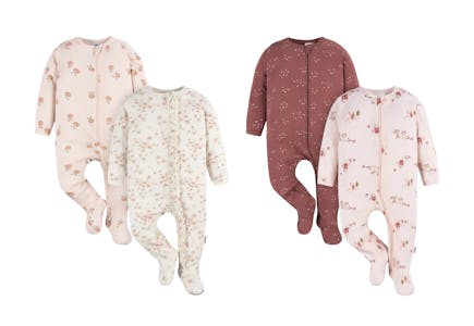 Gerber Sleep 'N Play Cotton Pajamas