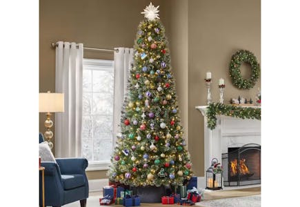 LED Frosted Pine Tree