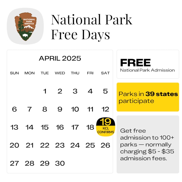 National-Park-Free-Days-April