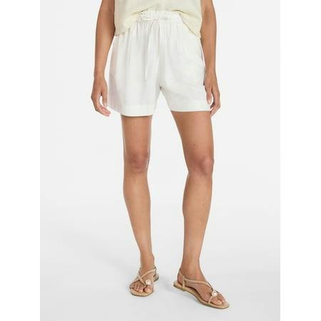 Time and Tru Women's Linen Shorts