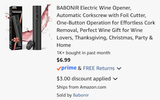 Amazon Electric Wine Opener 2026