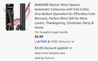 Amazon Electric Wine Opener 2026