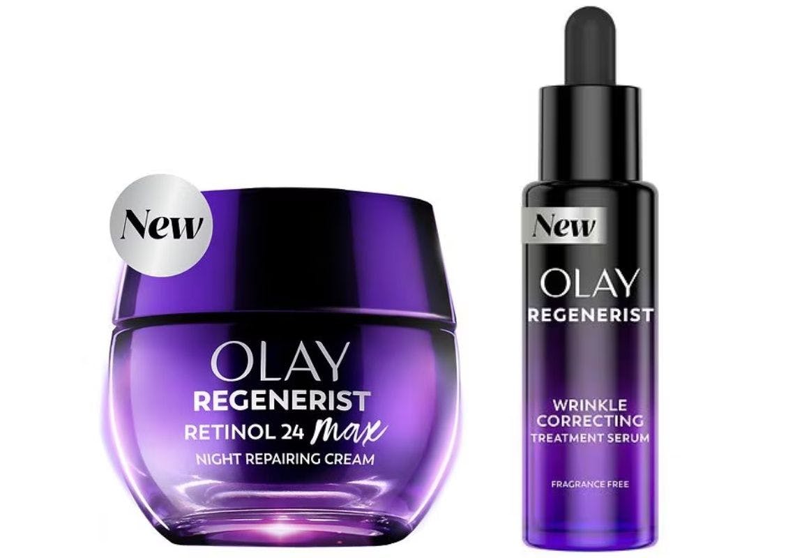 2 Olay Regenerist Retinol Products