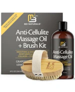 Anti Cellulite Massage Oil & Dry Brush Kit