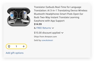 Translator Earbud